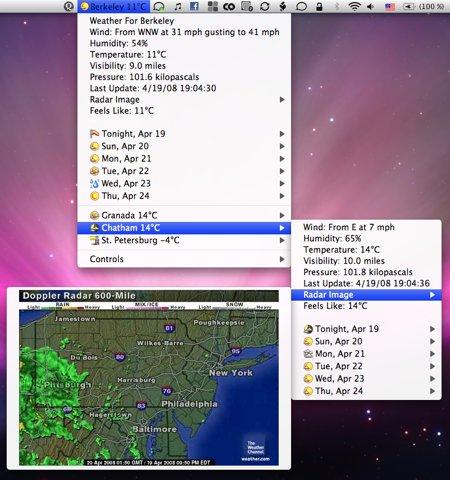 Meteorologist - 菜单栏详尽天气 [Mac] 1