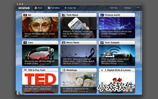 Mixtab - Google Reader 客户端 [Mac/iPad] 1