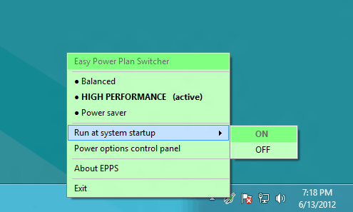 Easy Power Plan Switcher - 快速切换电源使用方案 1