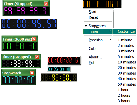 LYZ Stopwatch and Timer - 简洁的倒计时工具 1