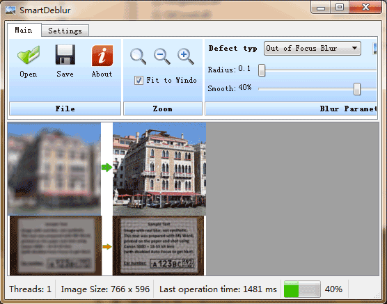 SmartDeblur - 修复散焦/模糊照片神软件 1