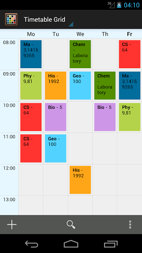 timetable