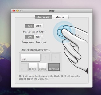 Snap - 给 Dock 添加快捷键[MAC] 1