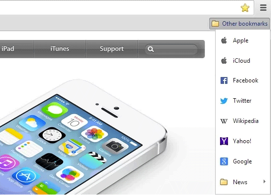 iCloud 书签 - 跨浏览器书签同步[Chrome/Safari/Firefox/IE] 1