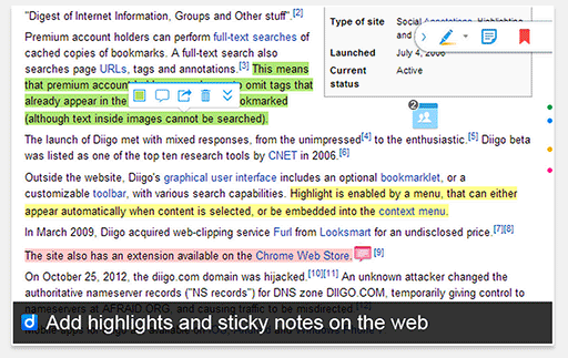 Diigo Web Collector - 像在本子上一样为网页做笔记[Chrome] 1