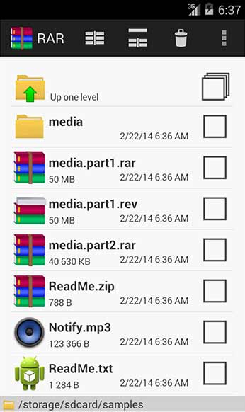 老牌解压缩工具 WinRAR 推出 RAR for Android 1