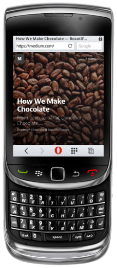 Opera Mini 8 发布 Java & 黑莓 版本 1