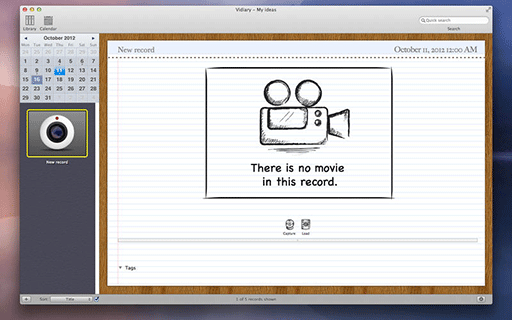 Vidiary - 视频记事本、日记本[OS X] 3