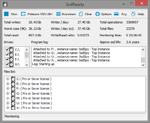 SsdReady - 估算 SSD 固态硬盘寿命[Win] 1