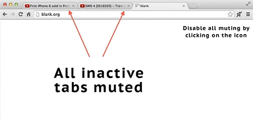 Mute Inactive Tabs - 为非当前标签页静音[Chrome] 1