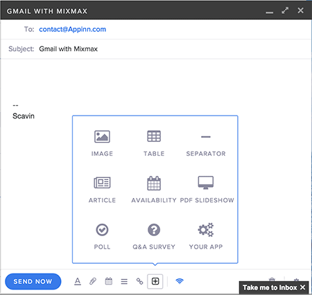 Mixmax - Gmail 增强扩展[Chrome] 1