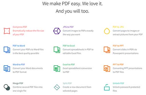 Smallpdf - 在线 PDF 处理合集[Web] 1