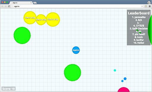 Agar.io - 无聊的滚雪球游戏[Web] 1