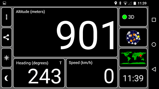 GPS Test - 灵敏快速的 GPS 地理位置、海拔信息[Android] 2