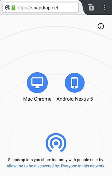 Snapdrop - 『跨浏览器』传输文件新玩法，简易、开源[Web] 1