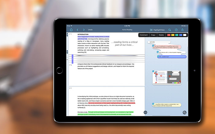 LiquidText - iPad 上的文档阅读与标记应用 1