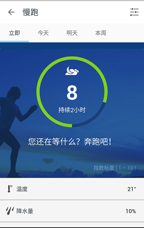 The Weather Channel 跑步预告，合适的天气提醒你快去跑步[iOS/Android] 1