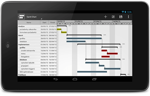 GanttMan - 适合平板的「甘特图」应用[Android] 1