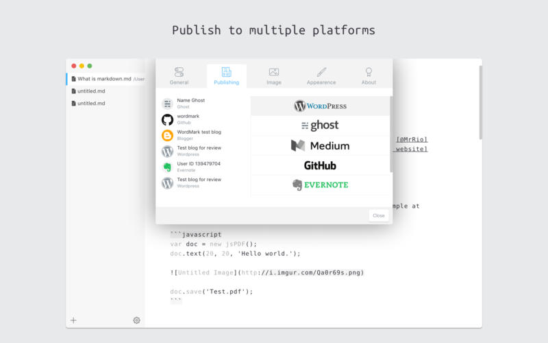 WordMark - 轻量级 Markdown 博客客户端/编辑器[Win/macOS/Linux] 2