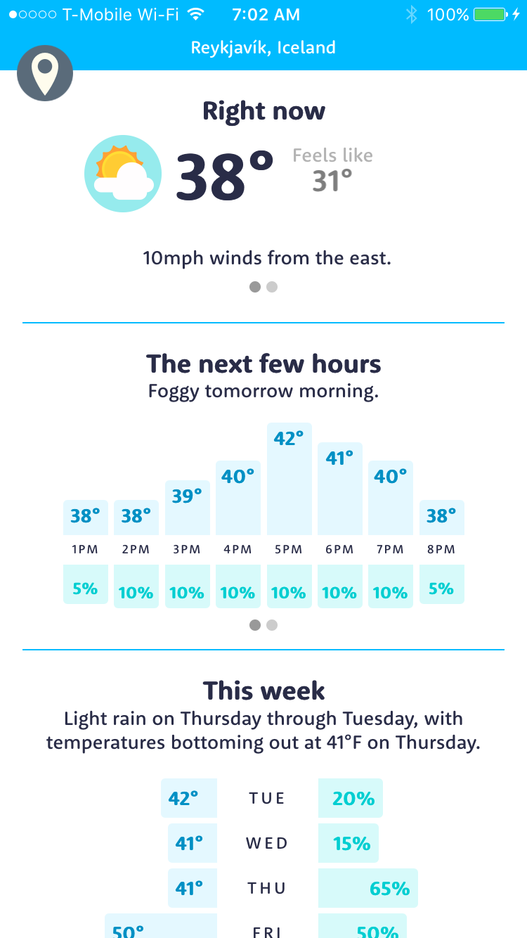 Hello Weather - 无废话天气预报[iPad/iPhone] 2