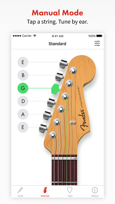 Fender Tune - 🎸 吉他调音器[iPhone] 1