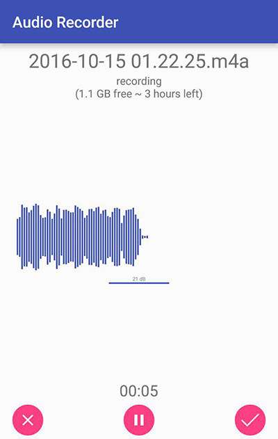 Audio Recorder - 轻量级开源录音机[Android] 1