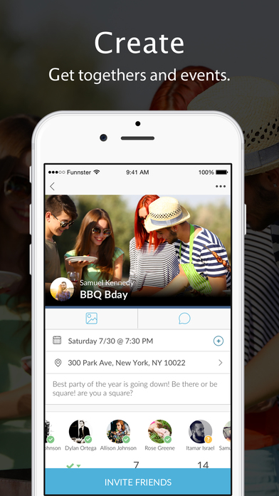 Funnster - 朋友间组织活动能不能更轻松一点[iPhone/Android] 1