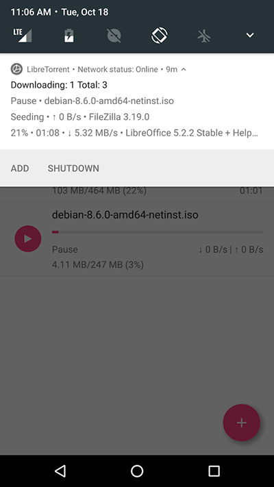 LibreTorrent - 开源 torrent 下载客户端[Android] 3