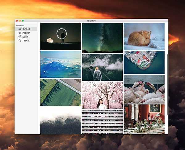 Splashify - 漂亮的 unsplash 桌面壁纸应用[macOS/Win] 1