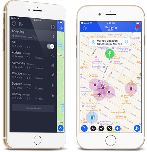 PathShare - 可以显示移动轨迹的「实时位置分享」应用[iPhone/Android] 2