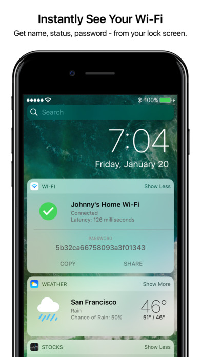 Wi-Fi Widget - 这才是春节访友，分享 Wi-Fi 密码的正确姿势[iPhone/iPad] 1