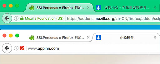 SSLPersonas - 通过改变浏览器主题「颜色」来显示网页是否安全[Firefox] 2