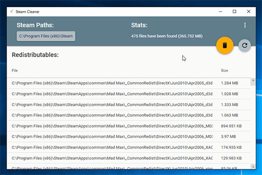 Steam Cleaner - 专业清理游戏平台（Steam, Origin 等）的垃圾文件[Win] 1