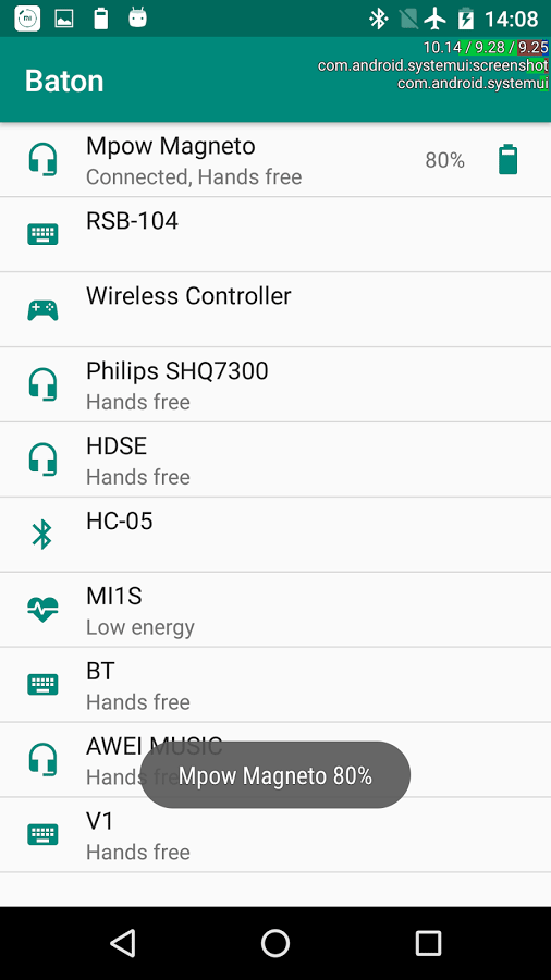 BatON - 查看蓝牙设备「剩余电量」[Android] 2