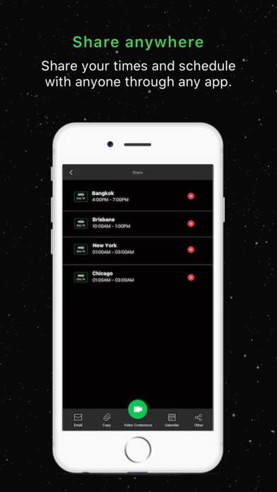 Chronos - 优雅的时区转换与跨时区「视频会议」安排应用[iPad/iPhone] 2