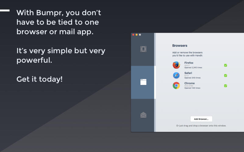 Bumpr - 让你选择在哪个浏览器、邮件客户端打开链接、邮箱[macOS] 2
