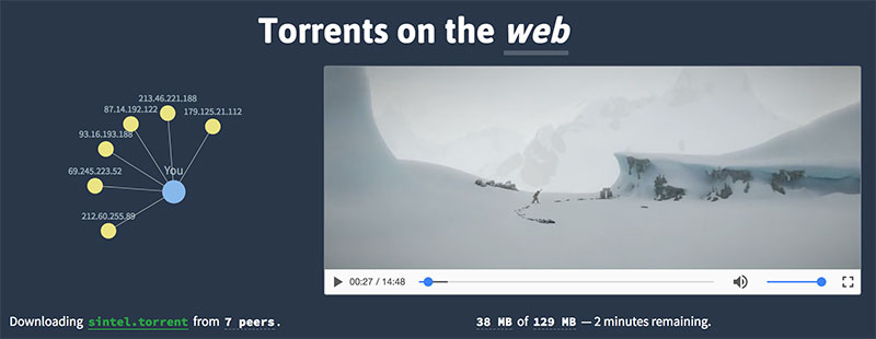 WebTorrent Desktop - 支持 BT 种子、磁力链接，可以「边播边下」 3