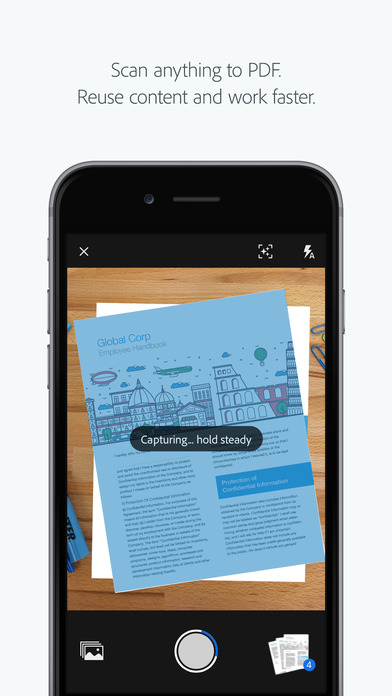Adobe 推出免费的 Adobe Scan 扫描应用，但并没有想象的美好 1