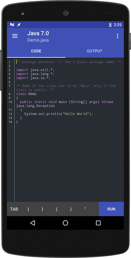 Online Compiler - 手机上的 IDE，代码编辑器与云编译 [Android] 1