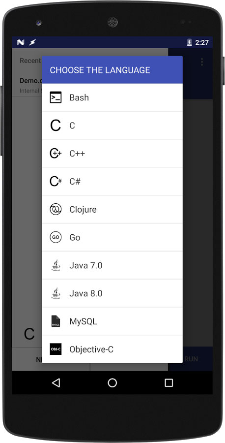 Online Compiler - 手机上的 IDE，代码编辑器与云编译 [Android] 2