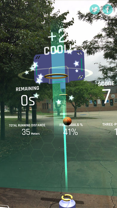 AR Solo Basketball - 没时间打球怎么办？用 ARKit 虚拟个篮球场 1