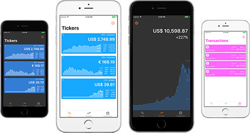 Bitfolio - 支持 6 家国外交易所的「虚拟币行情」追踪与资产记录应用 [iPad/iPhone] 1