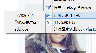 快速将 http、ftp、ed2k、磁链等链接发往 百度盘 和 115 [Firefox] 1