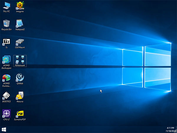 AOMEI PE Builder - 制作自己的 Windows PE 系统恢复环境 1