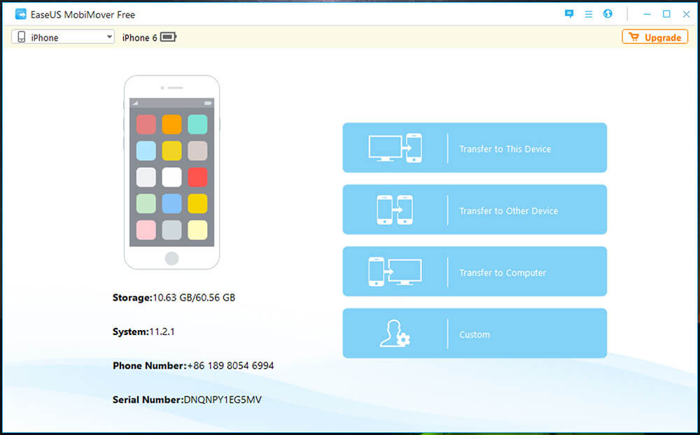 EaseUS MobiMover - 在 Windows 里快速备份、转移、恢复 iPhone 数据 1