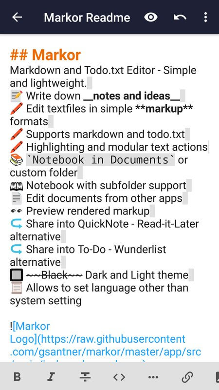 Markor - 带 todo 功能的易用 Markdown 编辑器 [Android] 1