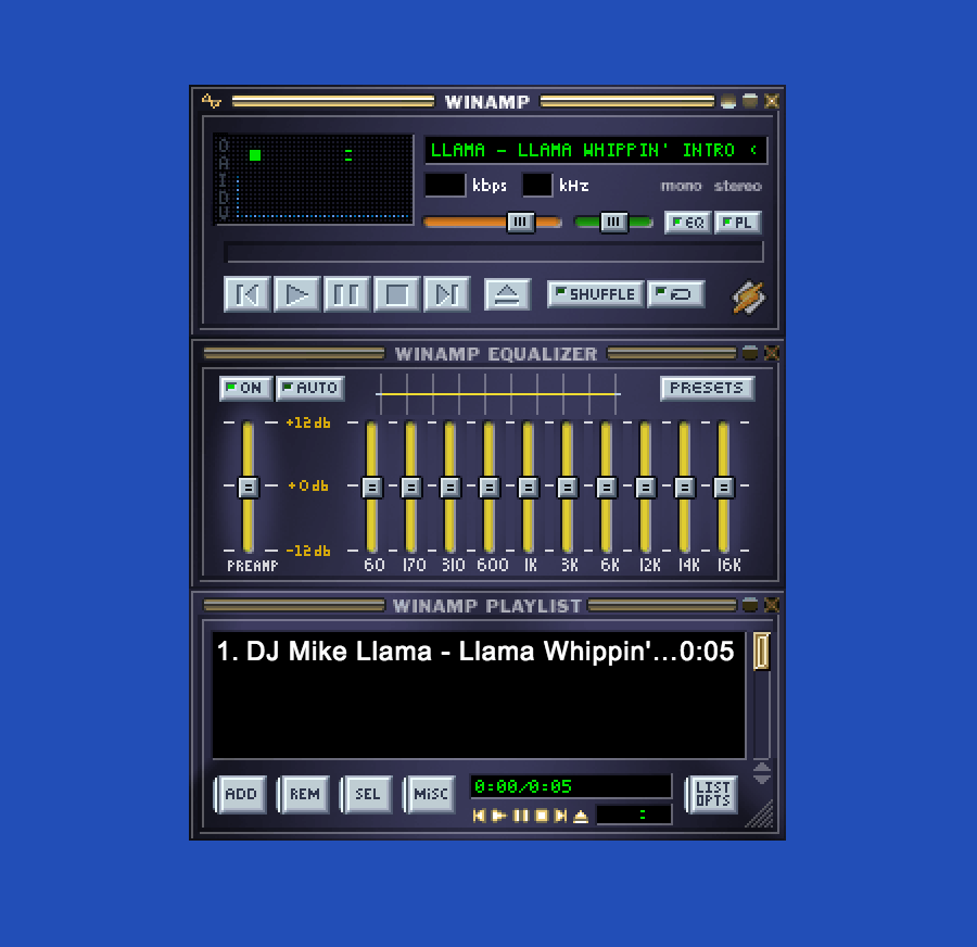 Winamp 2.9 归来，以后怀旧用浏览器就够了 1