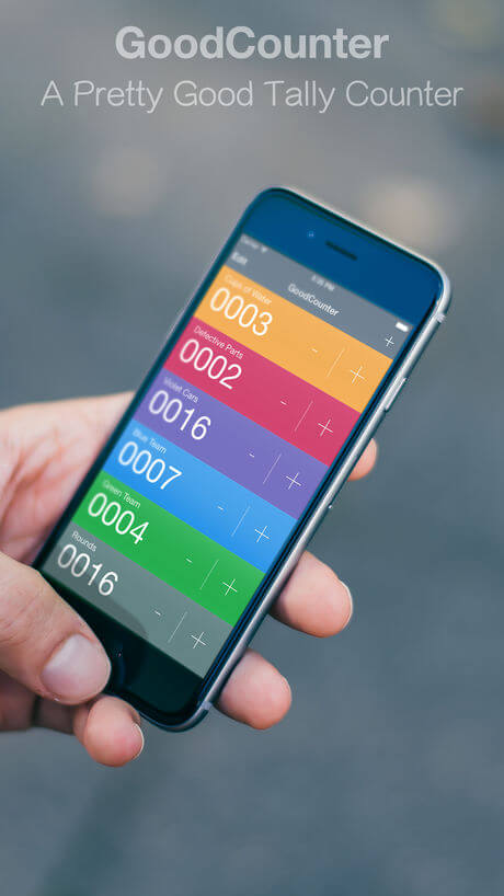 GoodCounter - iPhone 与 Apple Watch 上的「计次/计数器」[限免] 1