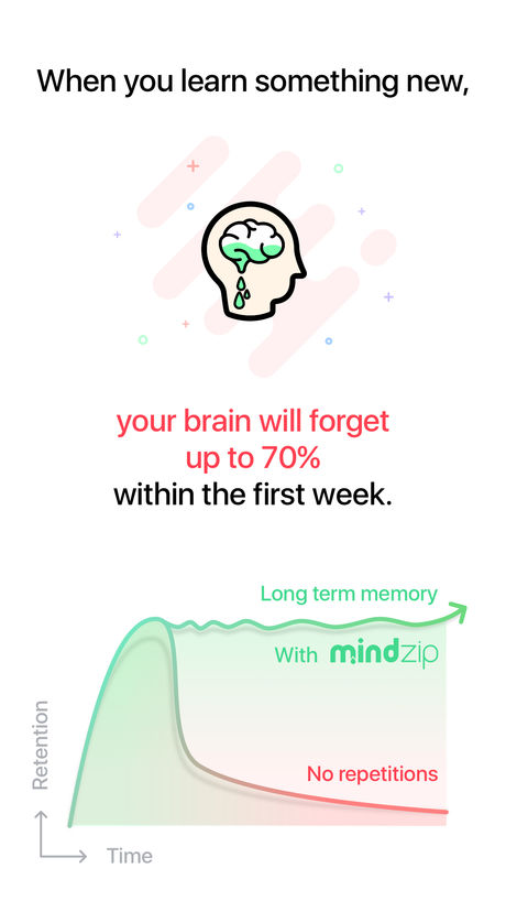 MindZip - 帮你建立长久记忆，每天 5 分钟，1 年记住 20 本书 [iOS/Android] 2