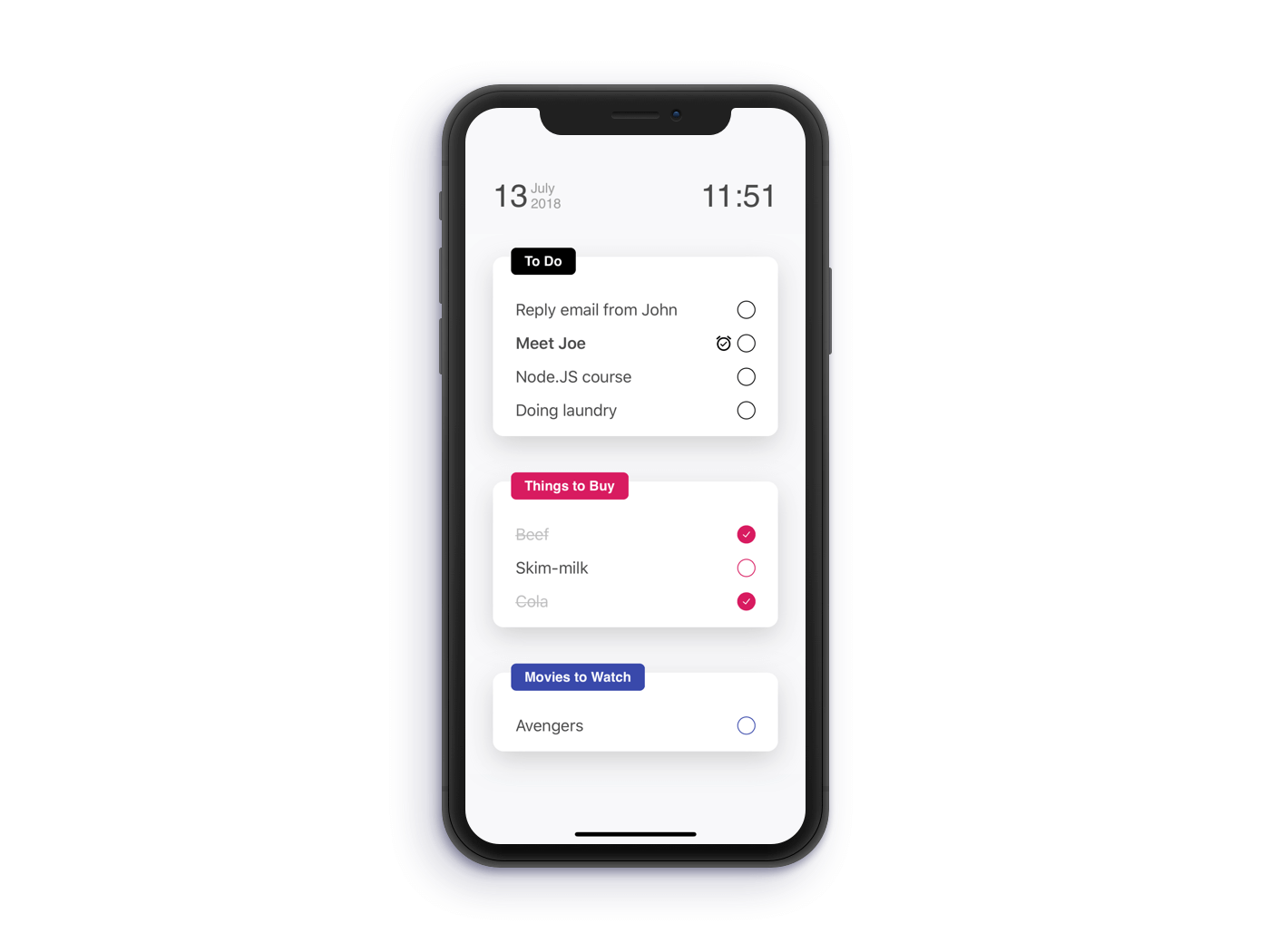 Listify - 一款简单的 todo 应用，开发者说只用了 3 天时间 [iPhone] 1
